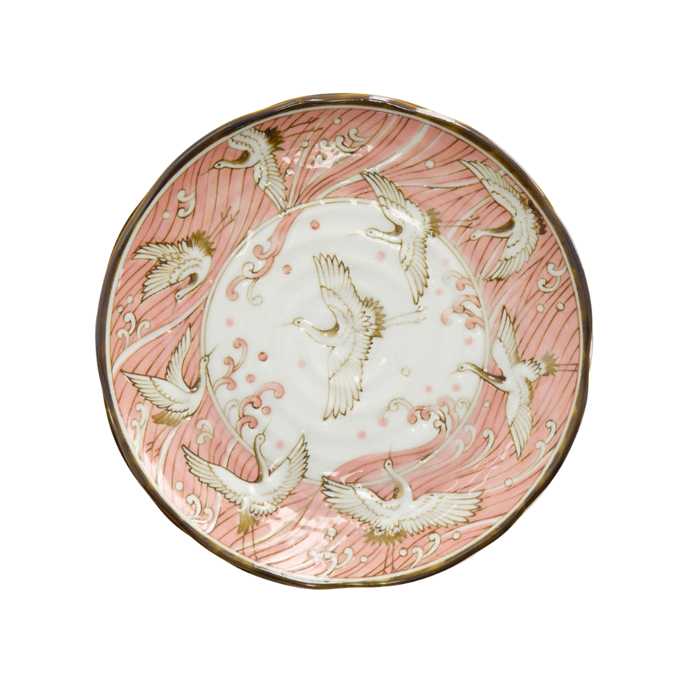 Crane tallerken, Pink - Ø16,5 cm